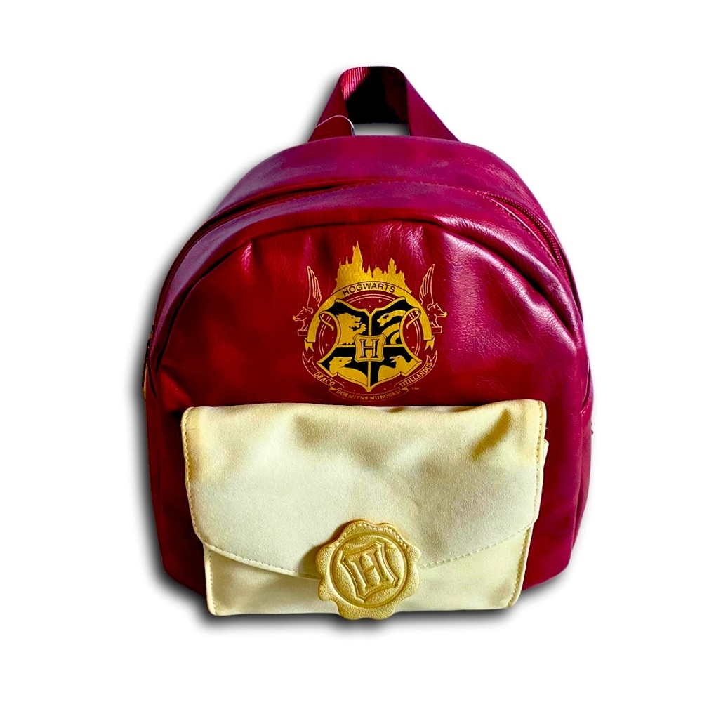 Harry Potter Hogwarts Draco Dragon Envelope Red Mini Backpack Purse BioWorld NWT